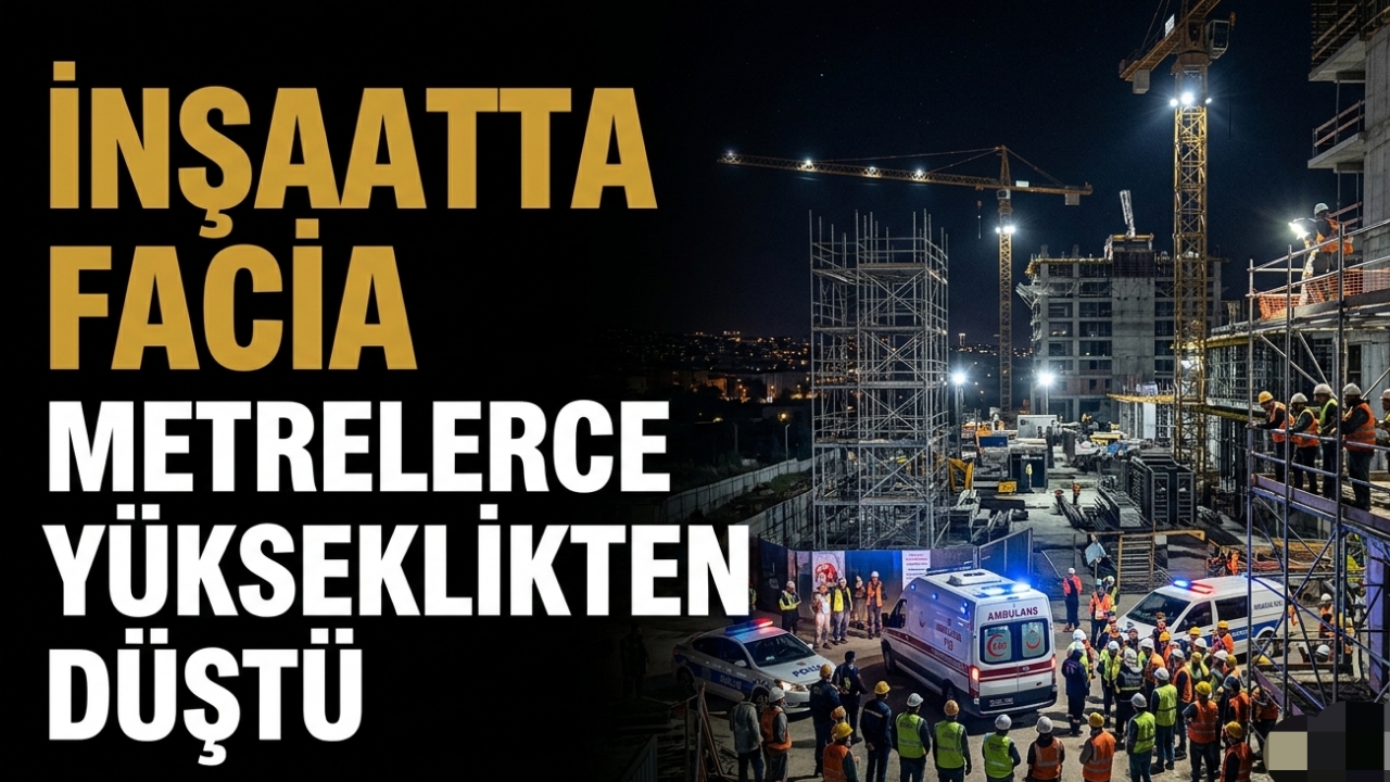 İnşaatta facia 